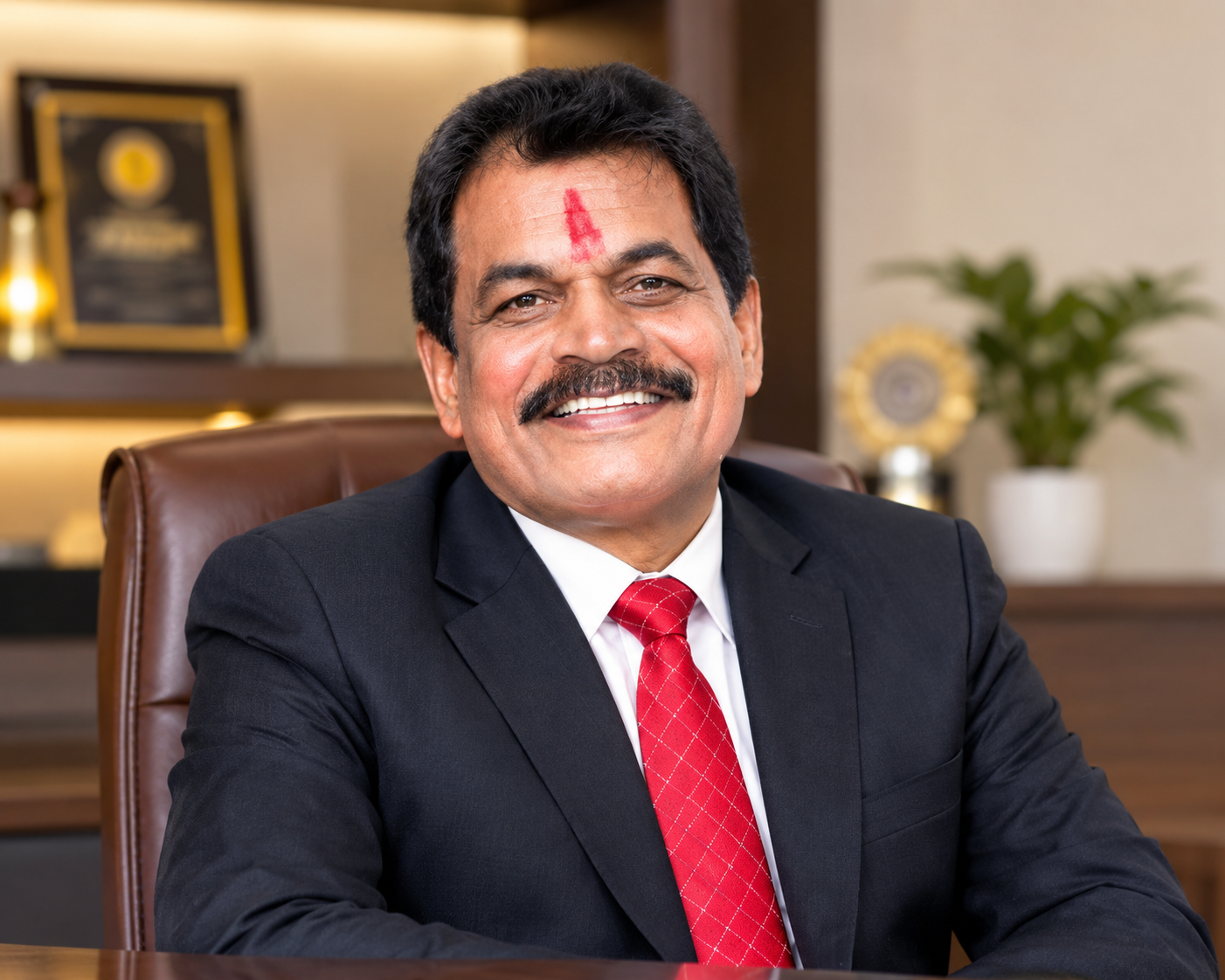 Anil A. Bagane seated